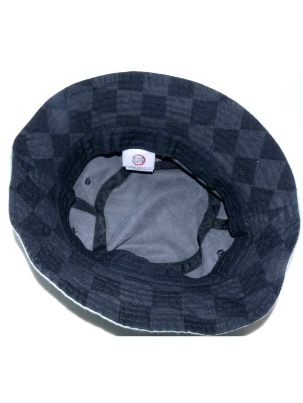 Demon Slayer Kimetsu No Yaibal gray & green bucket hat cap 100% cotton 24